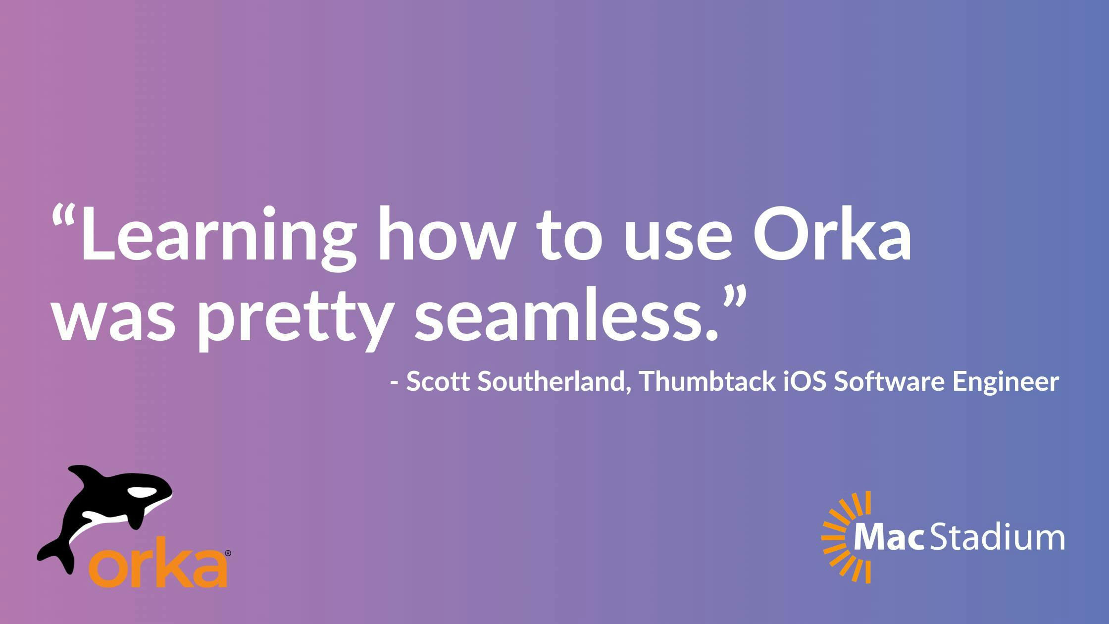Orka quote from Thumbtack