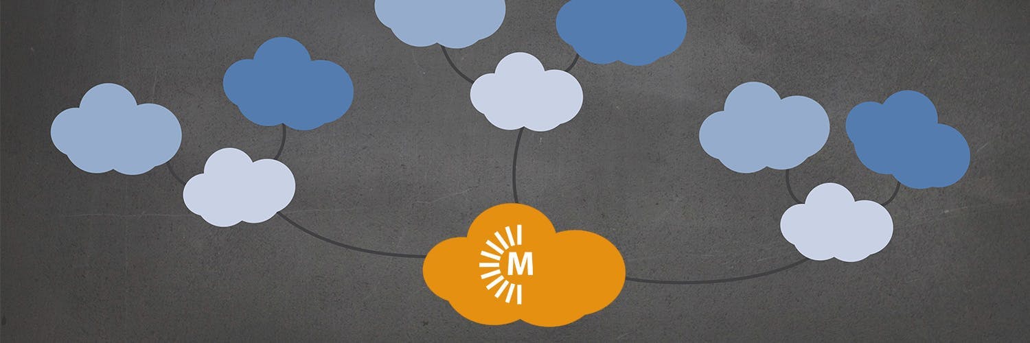 Illustration of MacStadium cloud connecting to other clouds