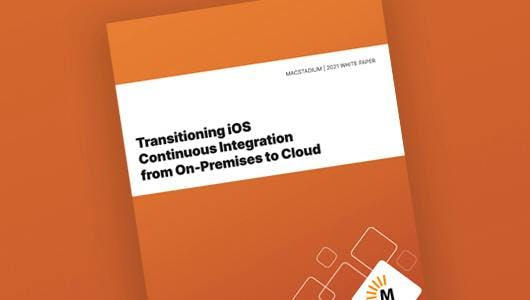 Transitioning iOS Continuous Integration from On-Premises to Cloud ebook graphic