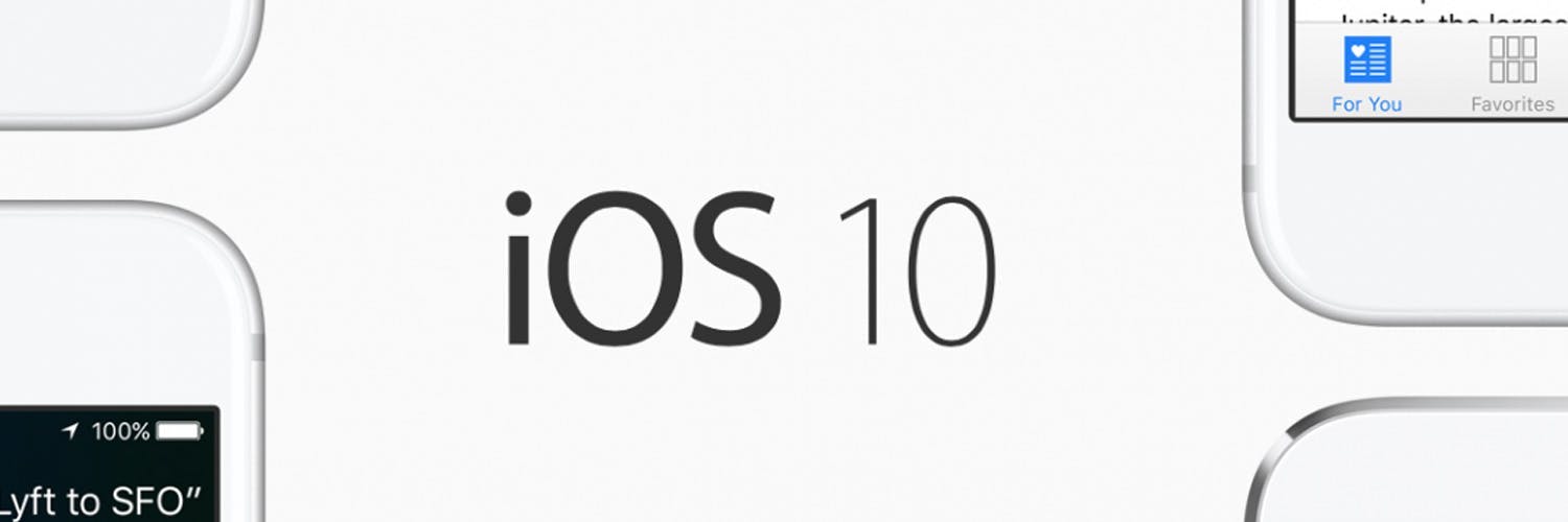 iOS 10 graphic