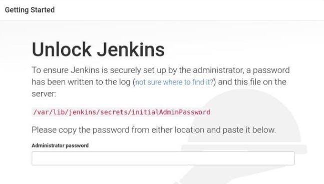 AWS EC2 Unlock Jenkins Instance