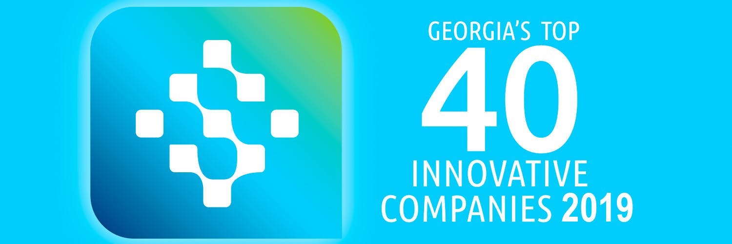 A banner that says: Georgia's Top 40 Innovative Companies 2019