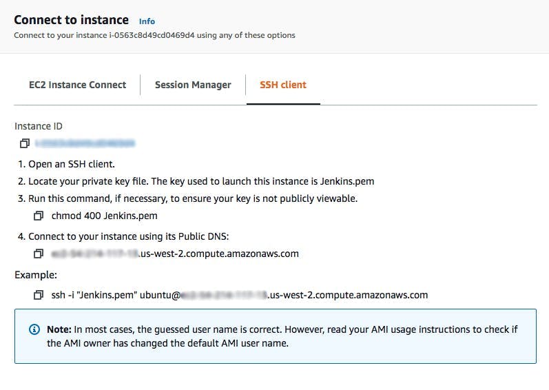 Connect to AWS EC2 instance