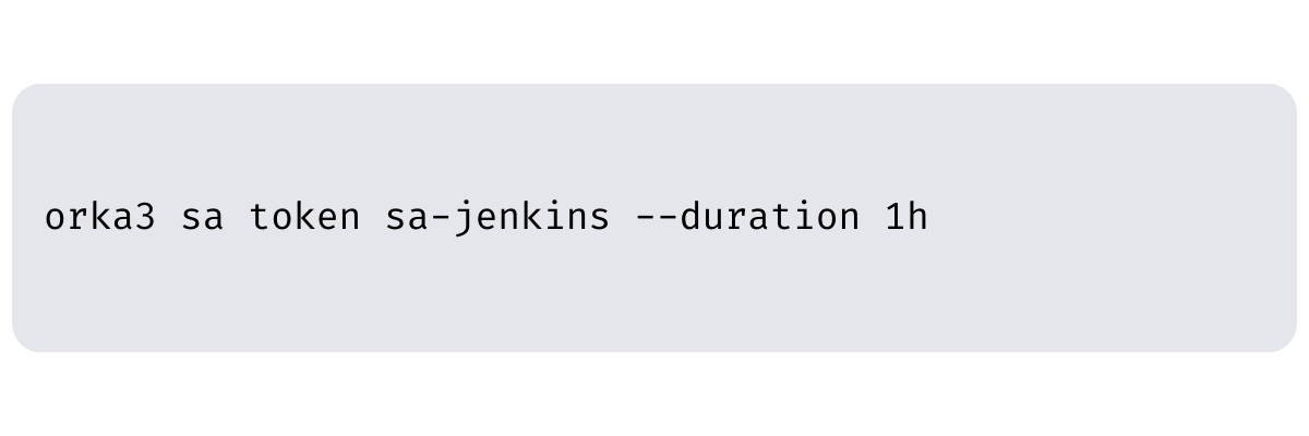 Orka 3.0 user management jenkins command