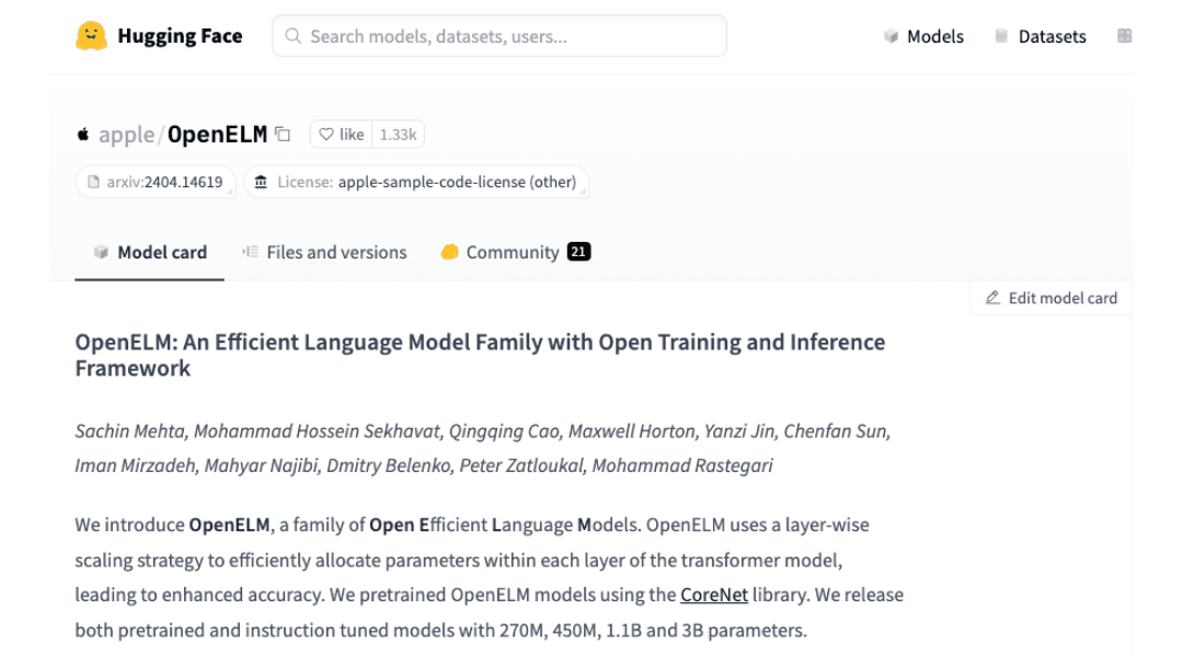 openELM