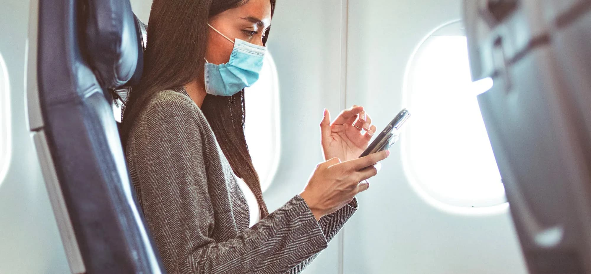 Woman-on-airplane
